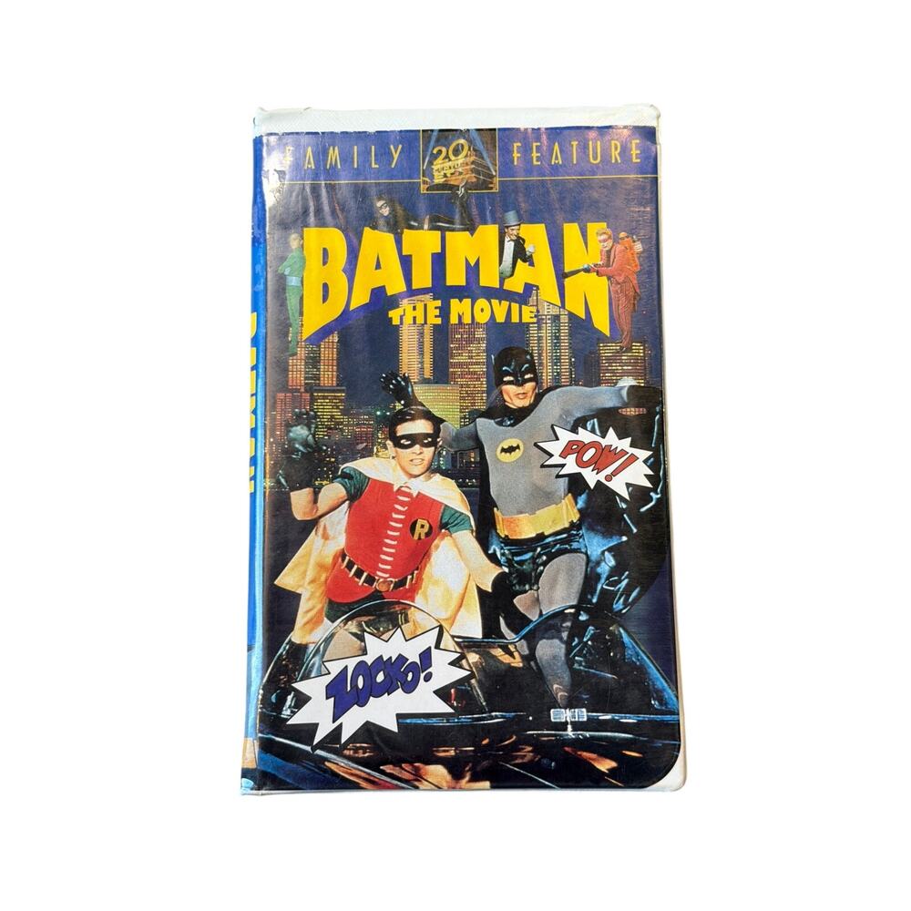 Batman the Movie VHS clamshell Adam West Cesar Romero 20th century fox